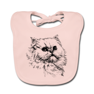 Hauskatze, Perserkatze Baby Bio Lätzchen