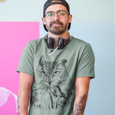 Uhu Männer Premium T-Shirt